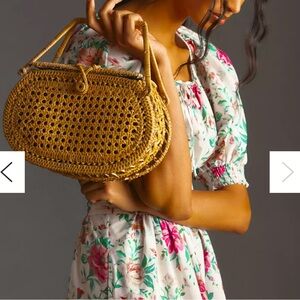 Somerset Puff Sleeve Maxi Dress in Neutral Motif. Size 2X NWT